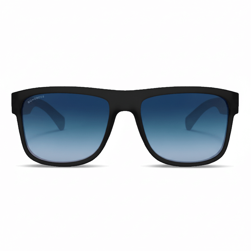 anteojos de sol rectangulares polarizados negros para hombre y mujer con lentes de color g15 #color_g15