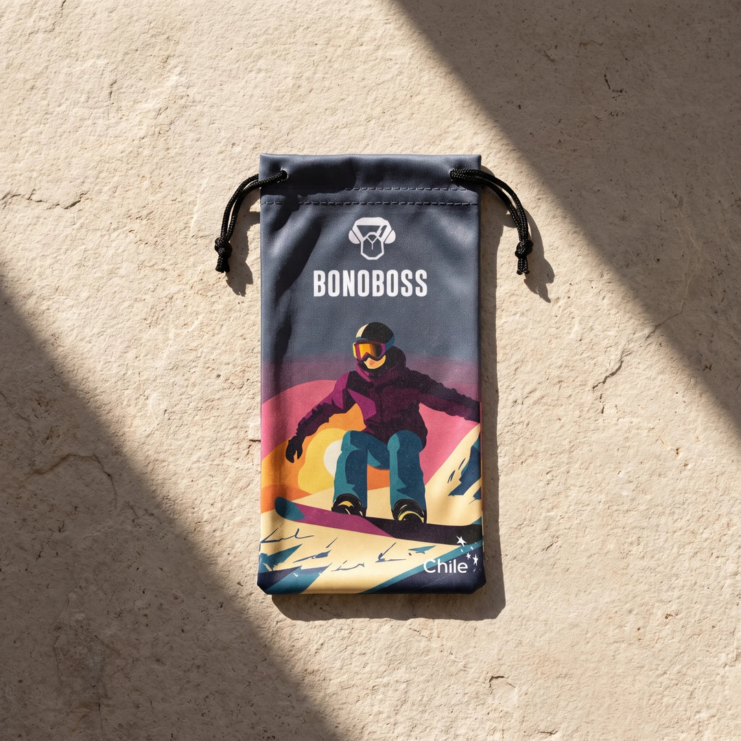 Bolso de Microfibra Powder Bonoboss 17x9 cm — still life editorial, premium diseñado en Chile