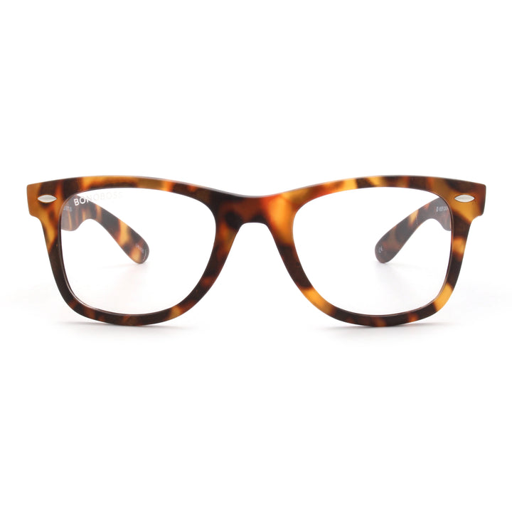Acacia RPET Carey lentes de sol demo sin tinte vista frontal unisex madera reciclada #color_demo