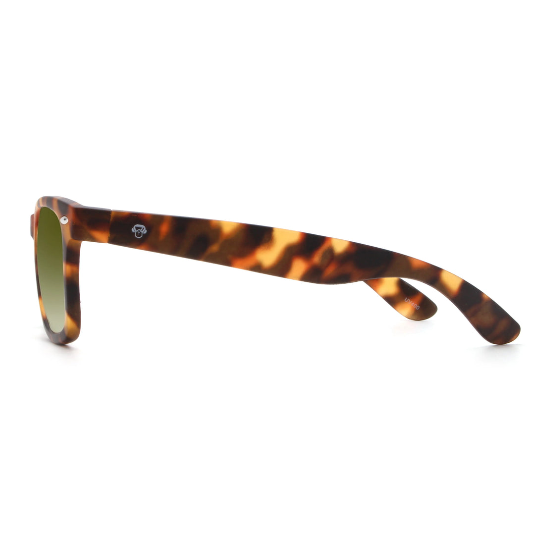 Acacia RPET Carey lentes de sol cristal Gradiente Olive vista lateral unisex madera reciclada #color_gradiente-olive