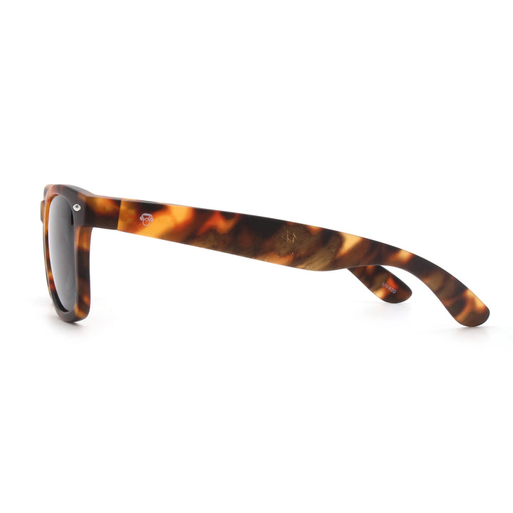 Acacia RPET Carey lentes de sol cristal Negro vista lateral unisex madera reciclada #color_negro