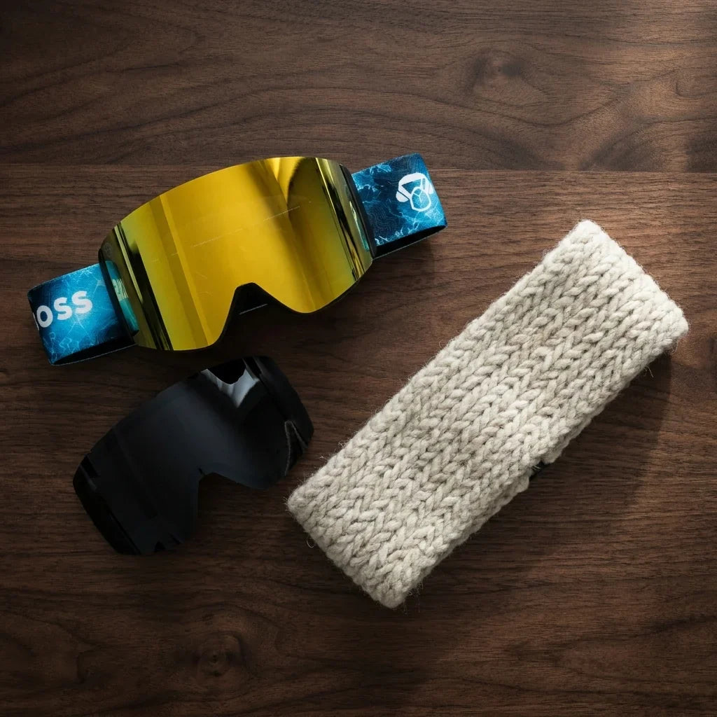 Bonoboss Antiparra Magnet Powder Talla M Dorado - kit modular antiparra mica strap estuche #editorial_kit_completo #color_dorado
