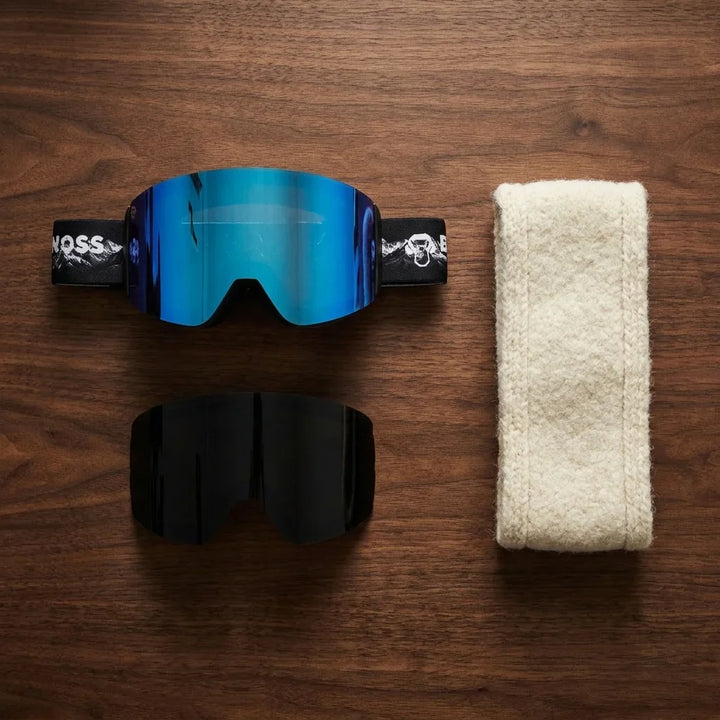 Bonoboss Antiparra Magnet Powder Talla S Azul - kit modular antiparra mica strap estuche #editorial_kit_completo #color_azul