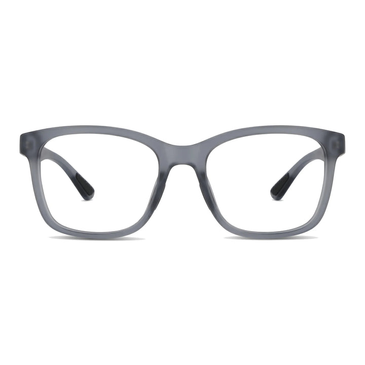 Lentes ópticos deportivos Bonoboss Comaneci Azul rectangulares vista frontal para gimnasia #editorial_frontal #color_azul