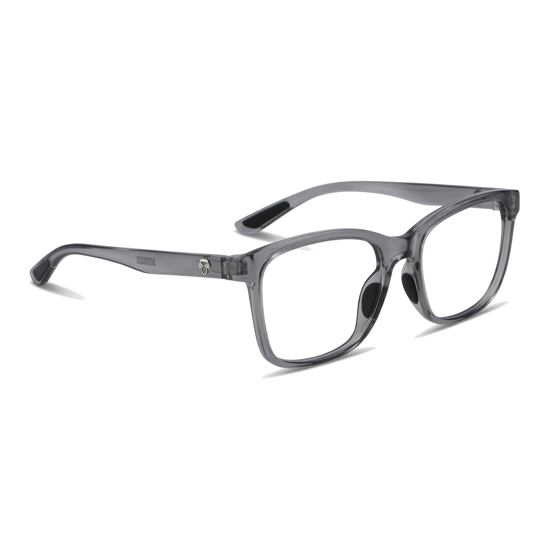 Lentes ópticos deportivos Bonoboss Comaneci Transparente armazón TR90 vista tres cuartos #editorial_angulo45 #color_transparente