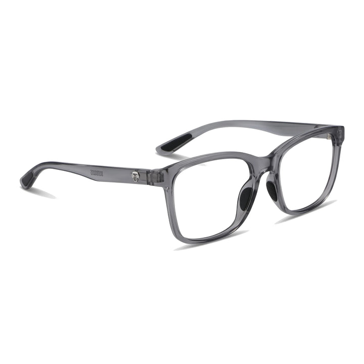 Lentes ópticos deportivos Bonoboss Comaneci Transparente armazón TR90 vista tres cuartos #editorial_angulo45 #color_transparente