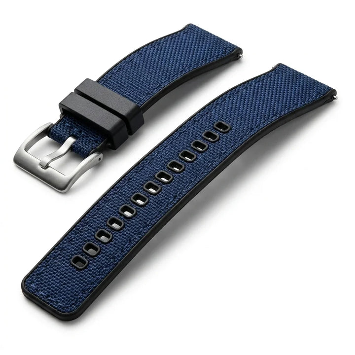Bonoboss Correa Canvas + TPU 22mm Azul - vista 3/4 oblicua #editorial_wb_3qtr #color_azul