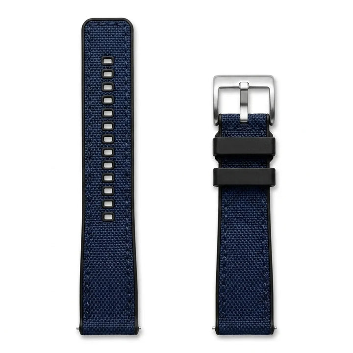 Bonoboss Correa Canvas + TPU 22mm Azul - layout flat lay vista cenital #editorial_wb_canonical #color_azul