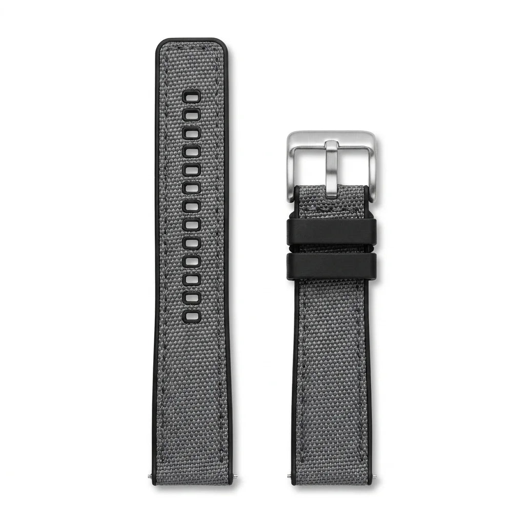 Bonoboss Correa Canvas + TPU 22mm Gris - layout flat lay vista cenital #editorial_wb_canonical #color_gris