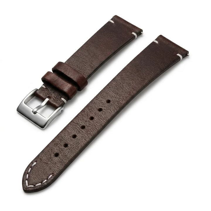 Bonoboss Correa Cuero Premium 22mm Cafe - vista 3/4 oblicua #editorial_wb_3qtr #color_cafe