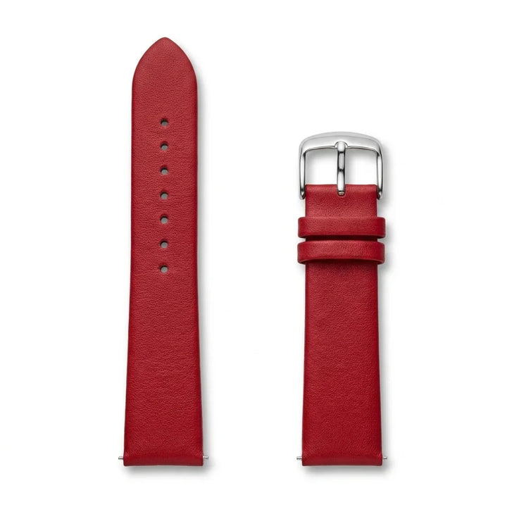 Bonoboss Correa Cuero Premium 22mm Rojo - layout flat lay vista cenital #editorial_wb_canonical #color_rojo