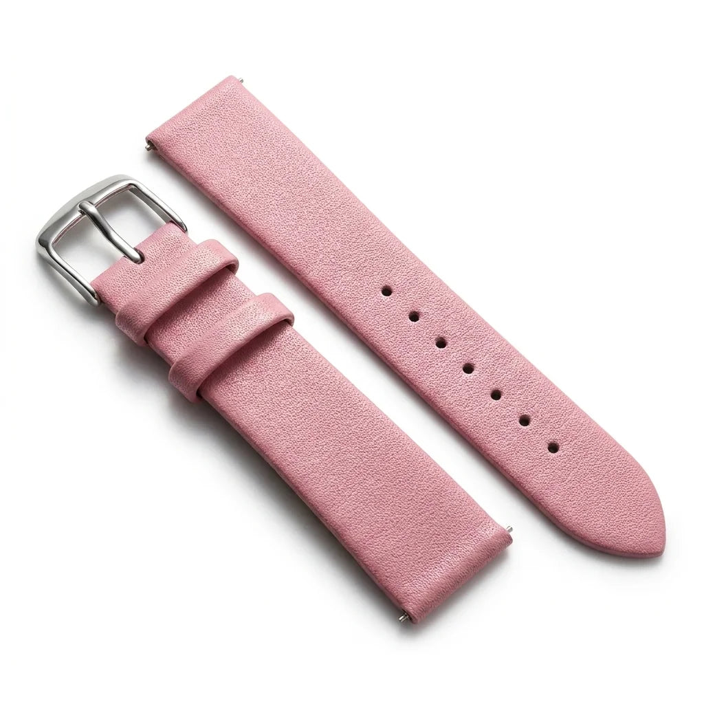 Bonoboss Correa Cuero Premium 22mm Rosado - vista 3/4 oblicua #editorial_wb_3qtr #color_rosado