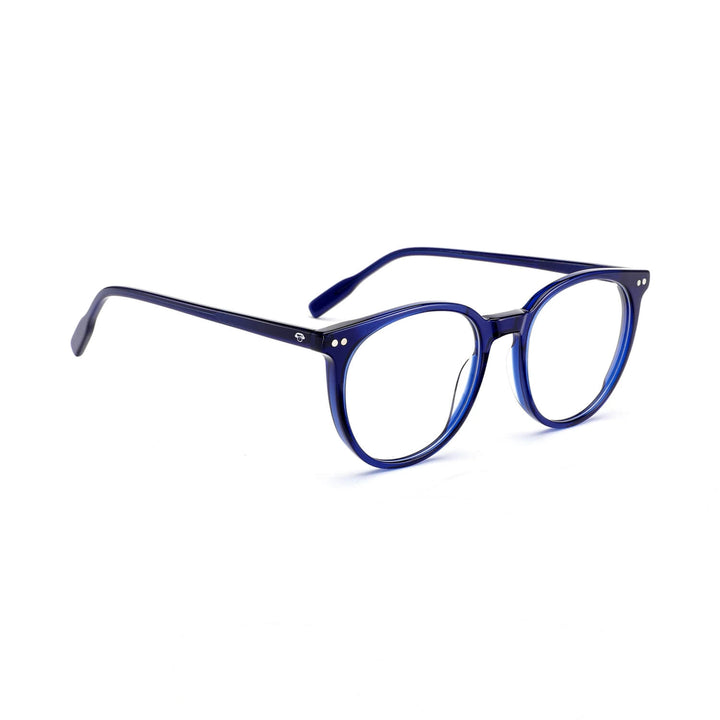 Ipa Clip Sol armazón óptico azul vista frontal solo marco sin clip magnético #color_azul #foto_frontal