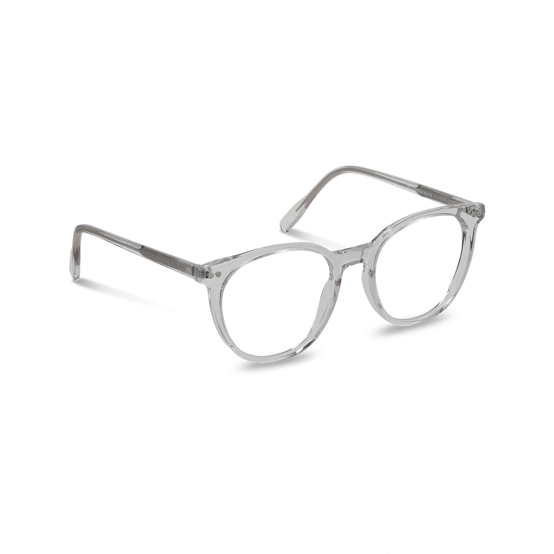 Ipa Clip Sol armazón óptico transparente vista frontal solo marco sin clip magnético #color_transparente #foto_frontal