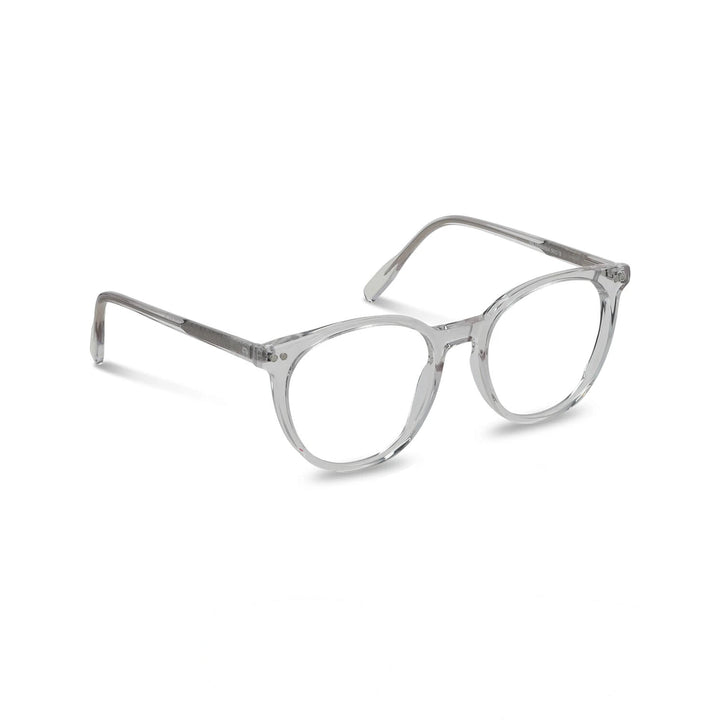 Ipa Clip Sol armazón óptico transparente vista frontal solo marco sin clip magnético #color_transparente #foto_frontal