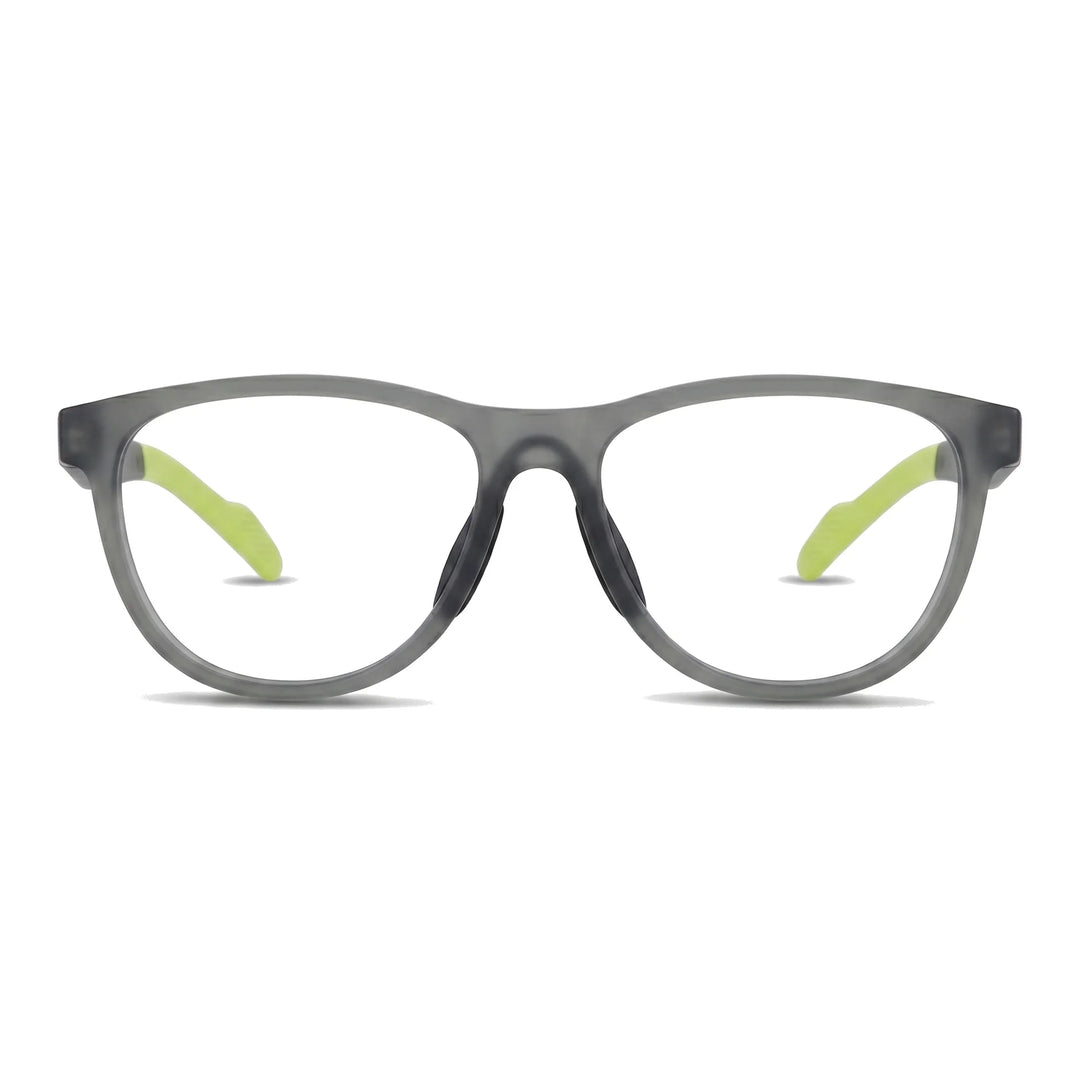 Lentes ópticos Bonoboss Lewis Verde vista frontal armazón deportivo #editorial_frontal #color_verde