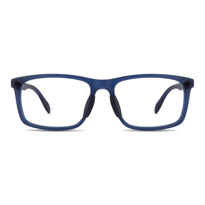 Lentes ópticos deportivos Bonoboss Phelps Azul vista frontal para natación #editorial_frontal #color_azul