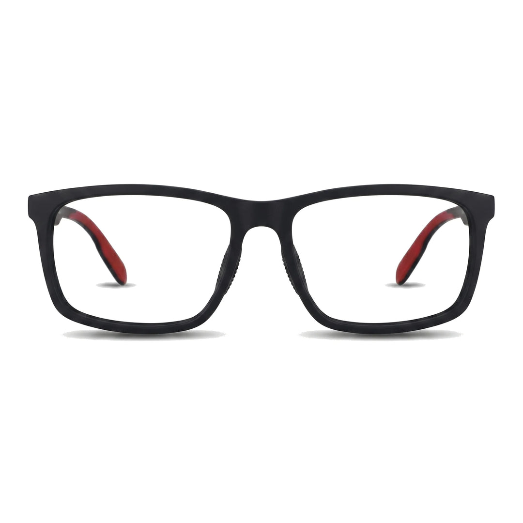 Lentes ópticos deportivos Bonoboss Phelps Rojo vista frontal para natación #editorial_frontal #color_rojo