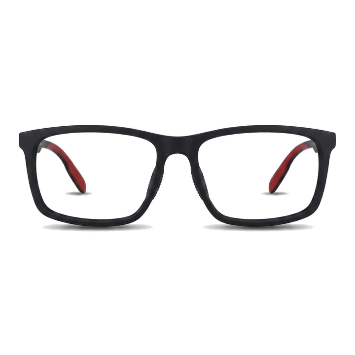 Lentes ópticos deportivos Bonoboss Phelps Rojo vista frontal para natación #editorial_frontal #color_rojo