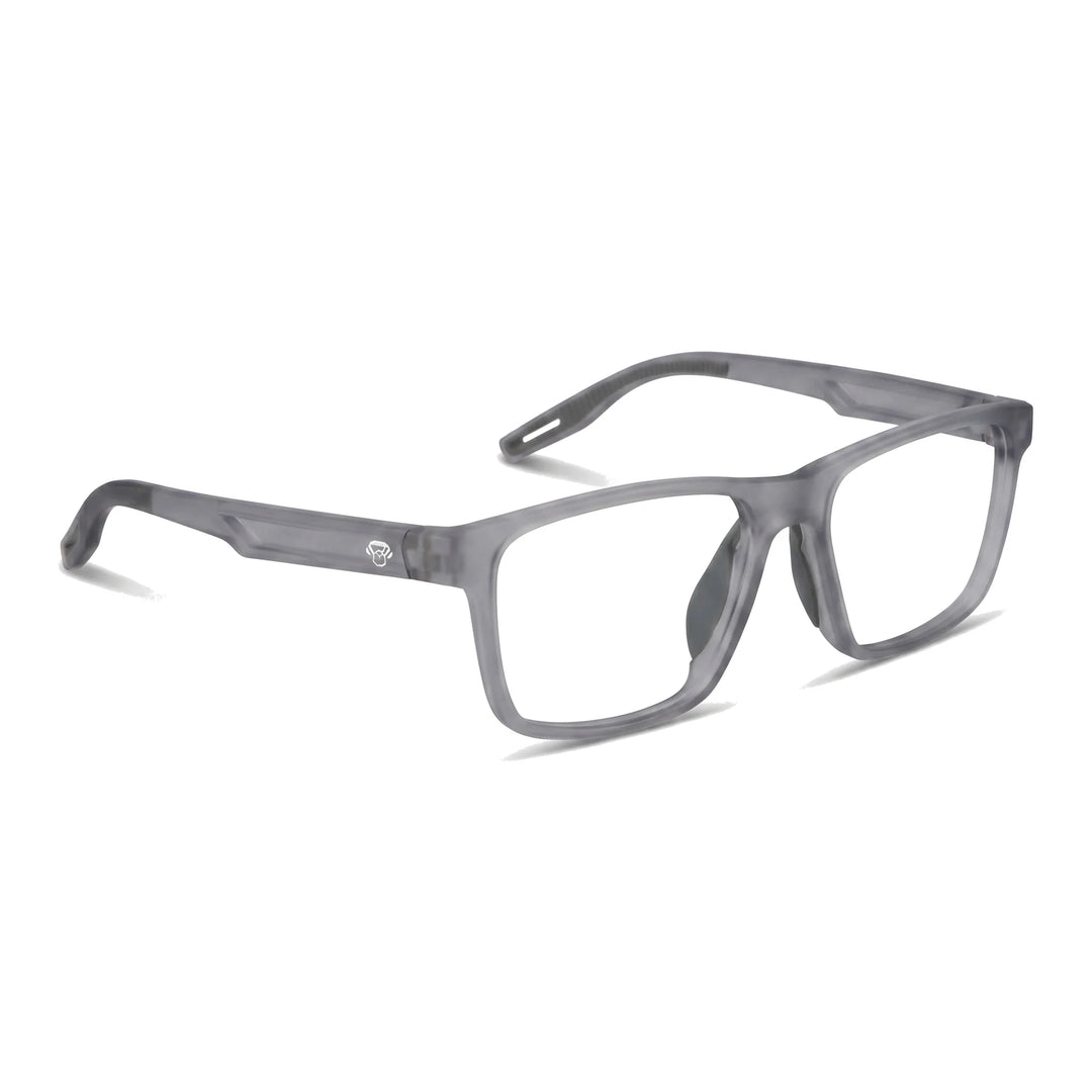 Lentes ópticos deportivos Bonoboss Senna Transparente vista tres cuartos ciclismo #editorial_angulo45 #color_transparente