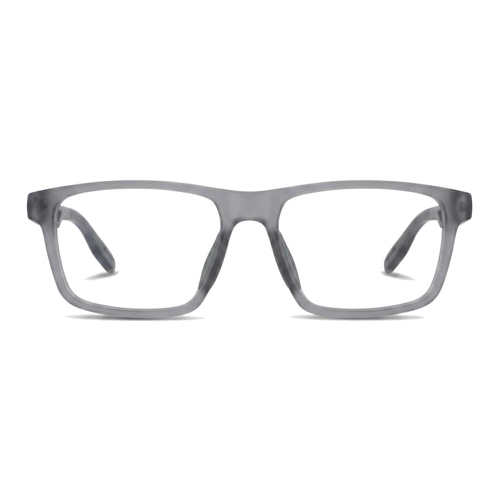 Lentes ópticos deportivos Bonoboss Senna Transparente vista frontal rectangular #editorial_frontal #color_transparente
