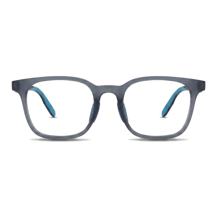 Lentes ópticos deportivos Bonoboss Serena Azul armazón cuadrado para tenis vista frontal #editorial_frontal #color_azul