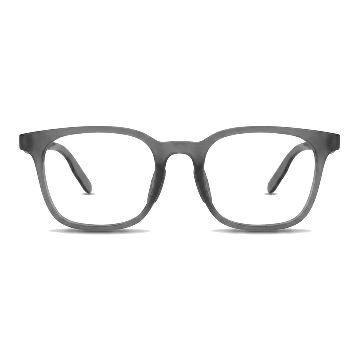 Lentes ópticos deportivos Bonoboss Serena Gris armazón cuadrado para tenis vista frontal #editorial_frontal #color_gris