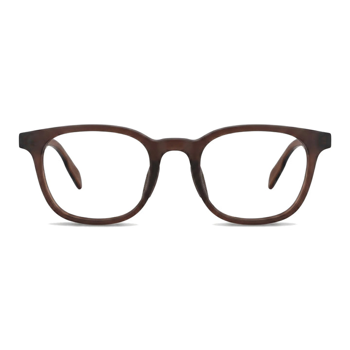 Lentes ópticos deportivos Bonoboss Serena Naranjo armazón cuadrado para tenis vista frontal #editorial_frontal #color_naranjo
