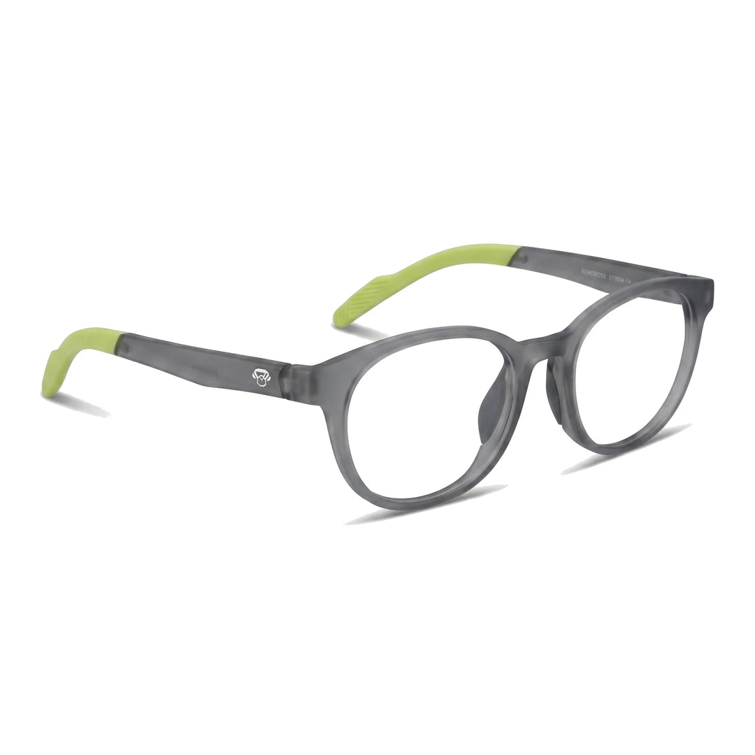 Simone Verde Lentes Ópticos Deportivos armazón redondo TR90 vista tres cuartos #editorial_angulo45 #color_verde
