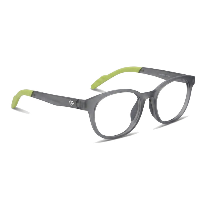 Simone Verde Lentes Ópticos Deportivos armazón redondo TR90 vista tres cuartos #editorial_angulo45 #color_verde
