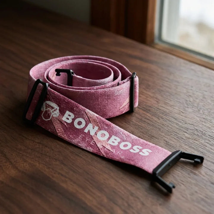 Bonoboss Strap Antiparra Powder Rosado - still life strap detalle textura #editorial_armazon #color_rosado