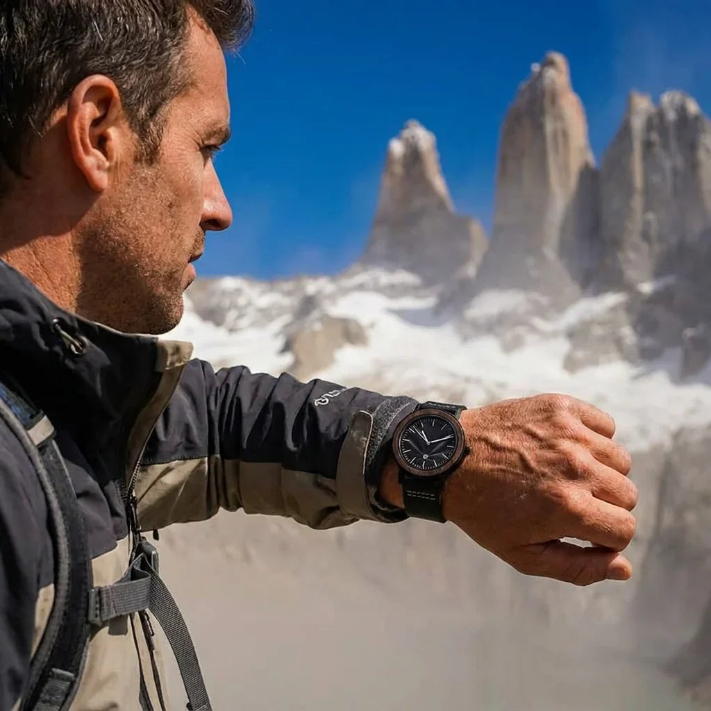 Bonoboss Toki Ébano BlackWave - lifestyle viaje Patagonia torres granito #editorial_ctx_travel_patagonia #color_negro