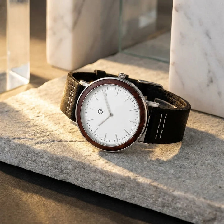 Bonoboss Toki Sándalo Rojo Plata Sport - reloj still life piedra luz dorada #editorial_ctx_stone_raking #color_negro