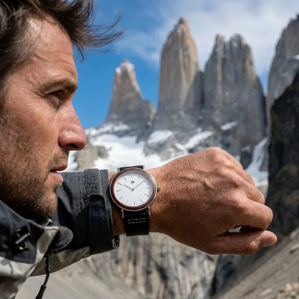 Bonoboss Toki Sándalo Rojo Plata Sport - lifestyle viaje Patagonia torres granito #editorial_ctx_travel_patagonia #color_negro