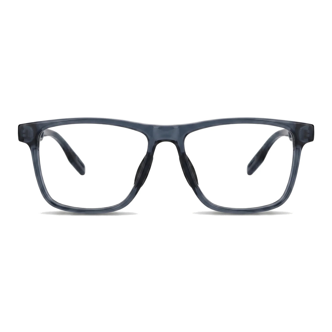 Lentes ópticos deportivos Bonoboss Tyson Azul armazón rectangular vista frontal #editorial_frontal #color_azul