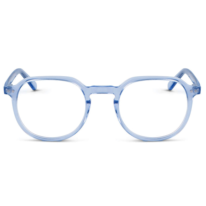Canarias sobrelentes azul vista frontal para mujer #color_azul