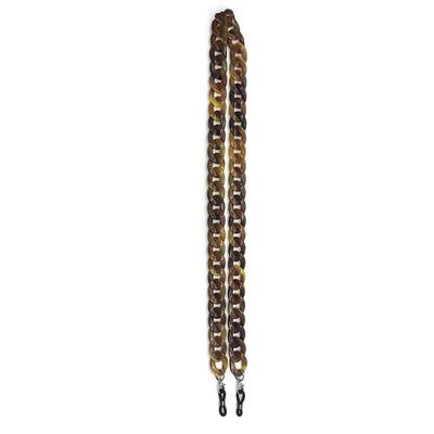 straps o colgante de anteojos fashion de moda para mujer con acetato reciclado de color carey
