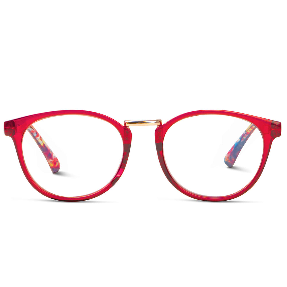 Claude Red lentes filtro azul vista frontal estilo mujer #editorial_detail2 #editorial_grid2 #color_default