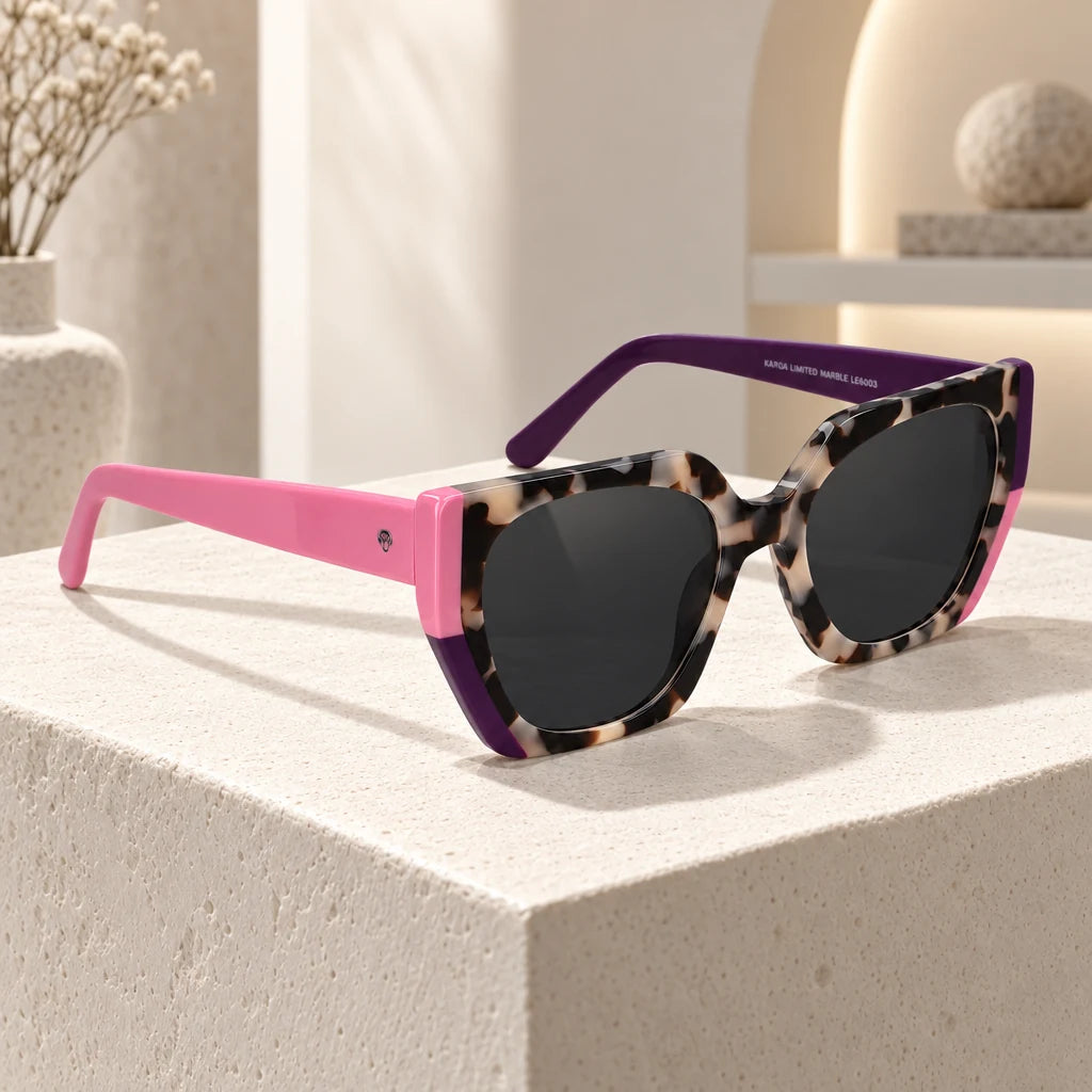 Lentes de sol Bonoboss Di Trevi Marble en contexto de estilo de vida #color_marble