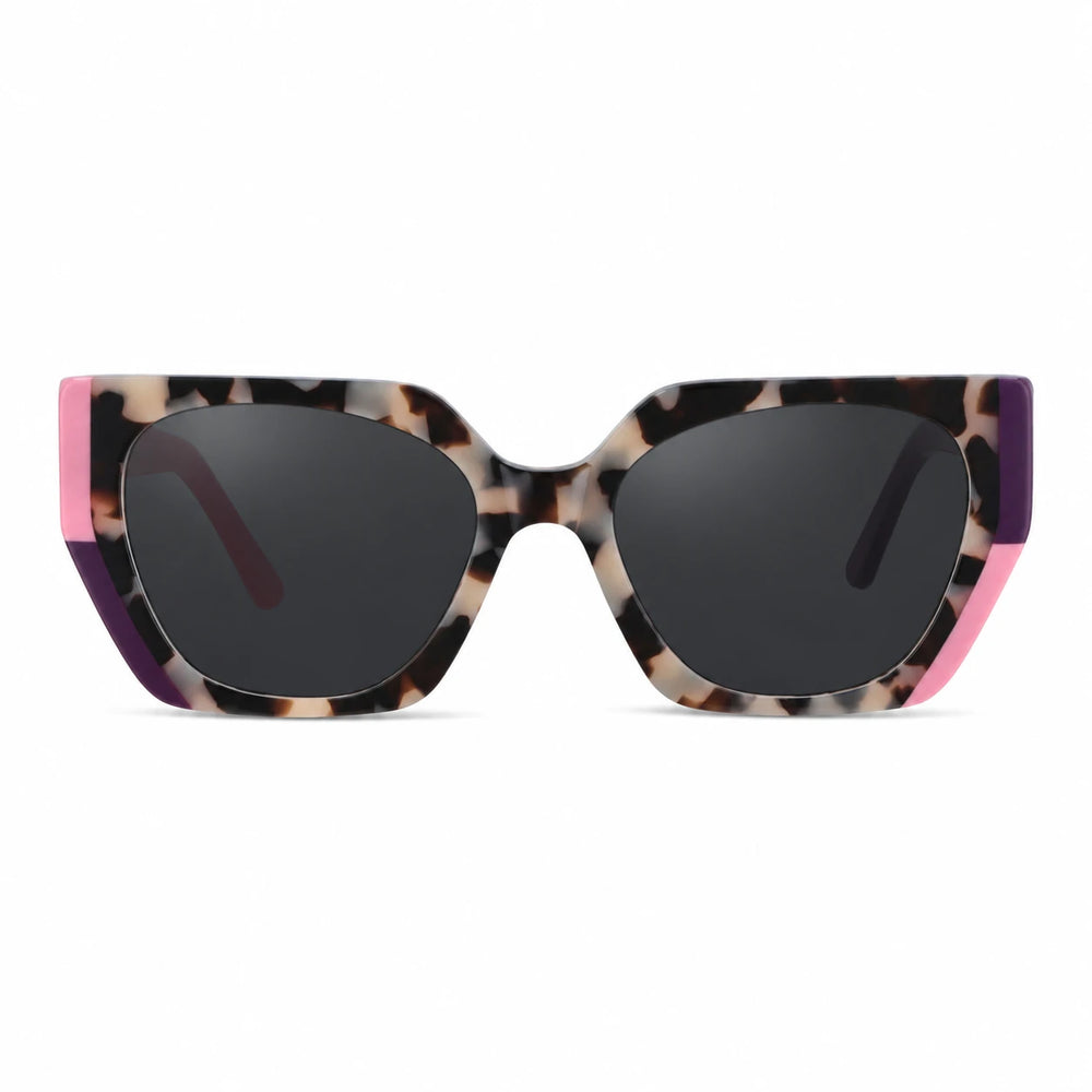Lentes de sol Bonoboss Di Trevi Marble vista frontal plástico reciclado #editorial_frontal #color_marble