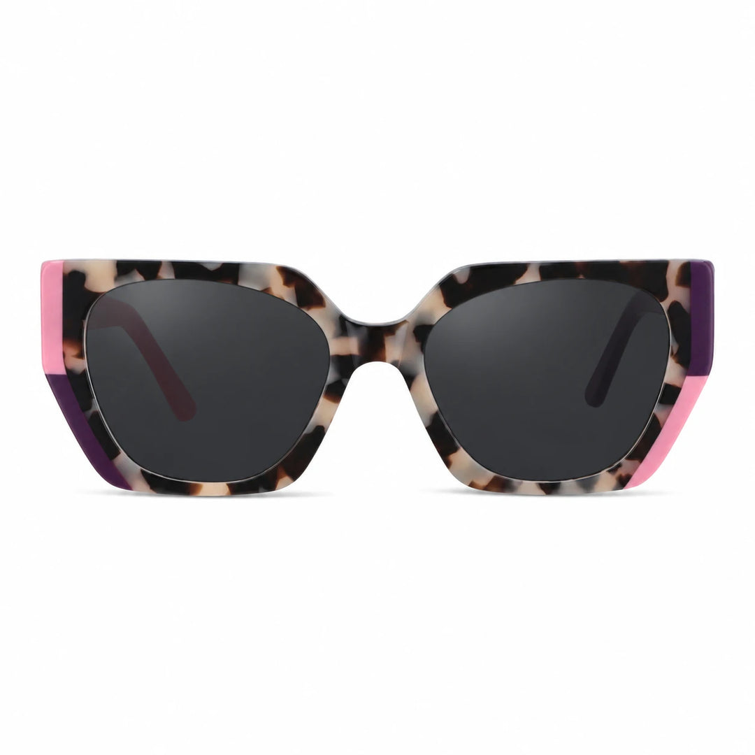 Lentes de sol Bonoboss Di Trevi Marble vista frontal plástico reciclado #editorial_frontal #color_marble