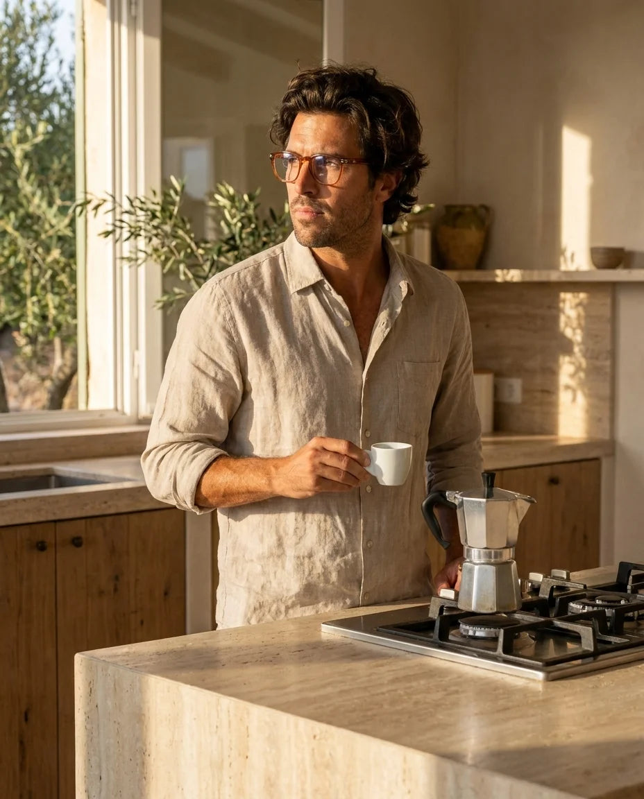 Lentes ópticos Dylan naranja L1 morning ritual man Bonoboss #color_naranja