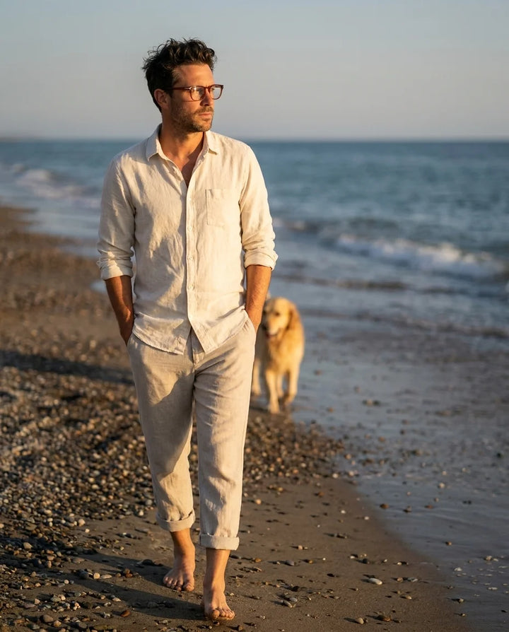 Lentes ópticos Dylan naranja L4 beach walk optical man Bonoboss #color_naranja