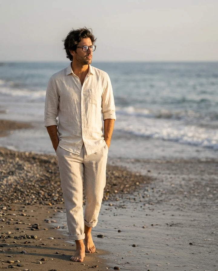 Lentes ópticos Dylan negro L4 beach walk optical man Bonoboss #color_negro