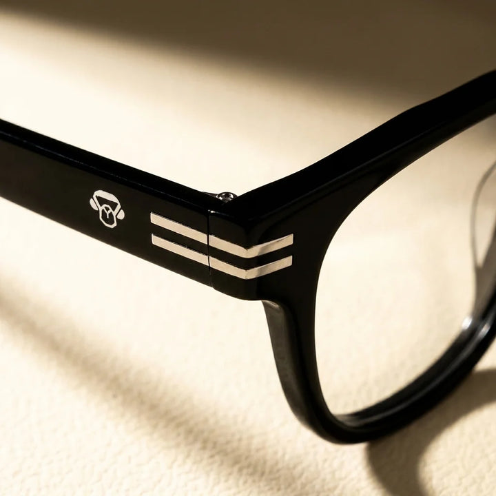 Lentes ópticos Dylan negro T05 macro optical detail Bonoboss #color_negro