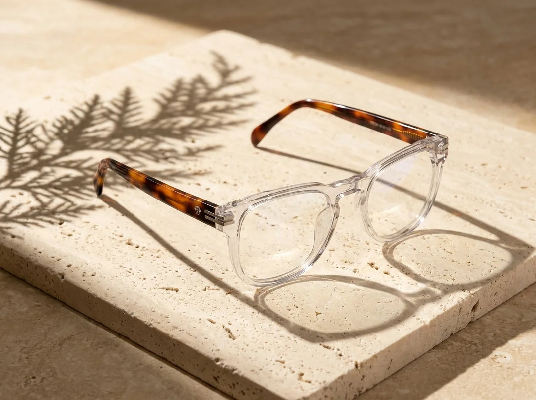 Lentes ópticos Dylan transparente T10 travertino optical Bonoboss #color_transparente
