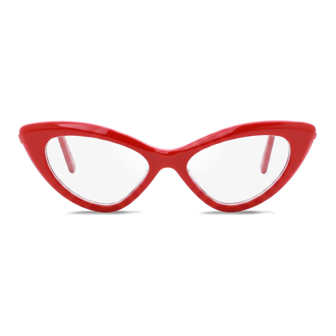 Femme Black lentes ópticos rojo vista frontal para mujer #color_rojo