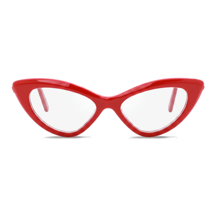 Femme Black lentes ópticos rojo vista frontal para mujer #color_rojo