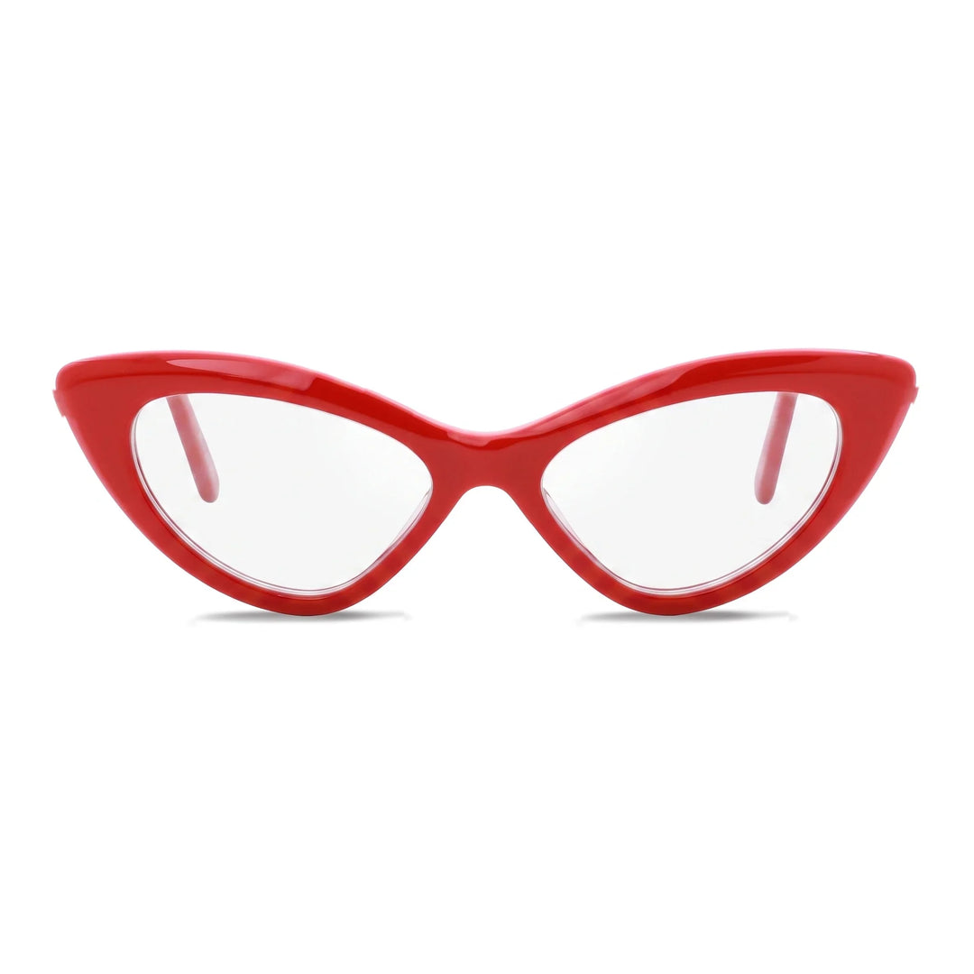 Femme Black lentes ópticos rojo vista frontal para mujer #color_rojo