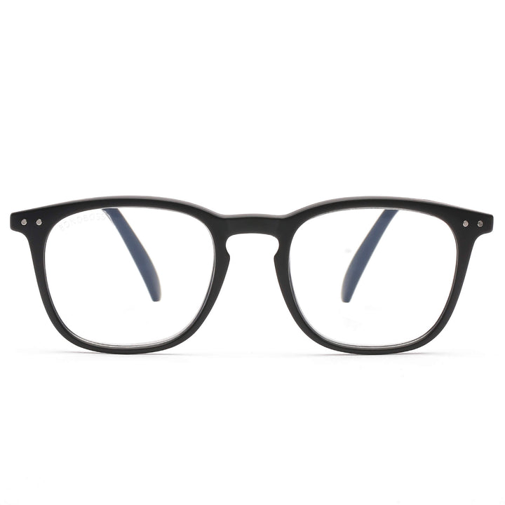 anteojo lectura filtro azul color black redondeado para hombre mujer moda sustentable botellas plasticas recicladas